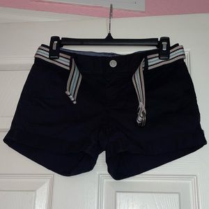 NWT Black Shorts with Belt